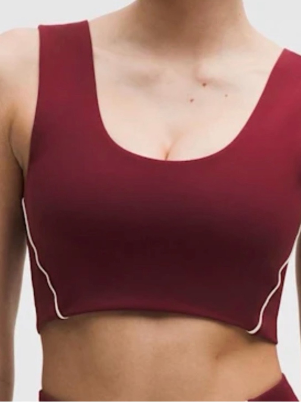 Lululemon Wunder Train Piped Sports Bra Medium Support B/C Cup - Picture 3 of 10